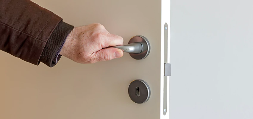 Restroom Locks Privacy Bolt Installation in Azusa, California
